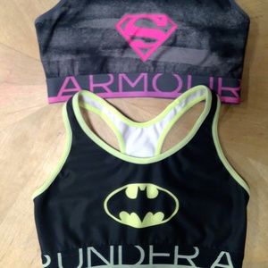 under armour superhero sports bra